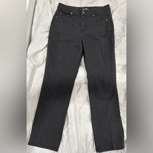 L.A. Blues Women's Black Straight Leg Jeans